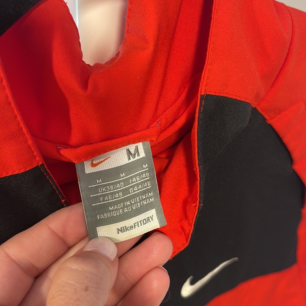 Nike Zip Up, Red & Black, Size M - Picture 3 of 4